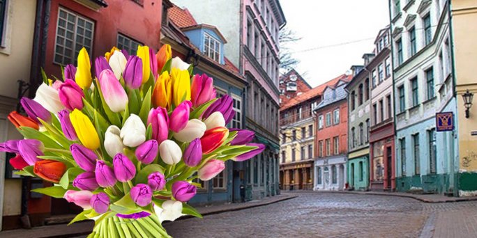 Интернет магазин доставки цветов в Риге