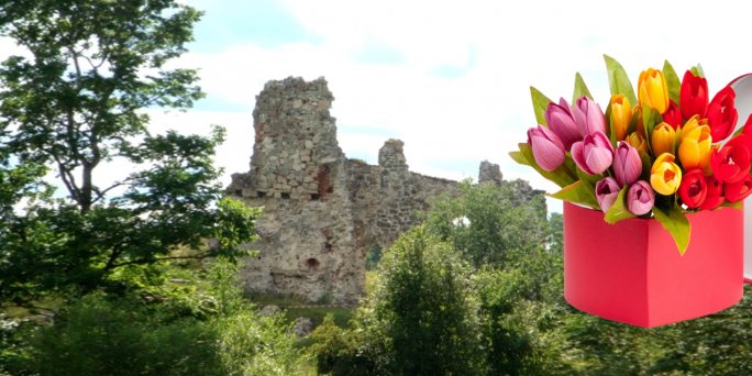 Доставка цветов Айзкраукле (Латвия). Купить цветы в Айзкрауле