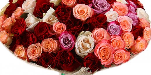Купить цветы в Риге: 25 роз.