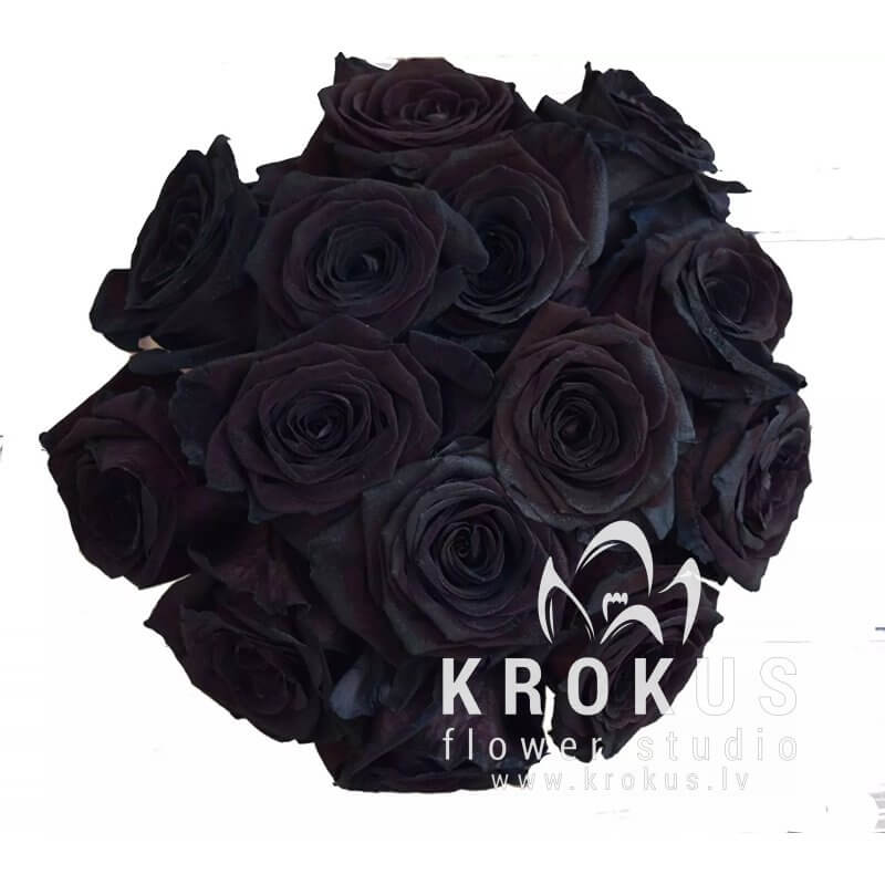 Черные розы это букет из свежих срезанных цветов. KROKUS ...
 Черные Розы Букет