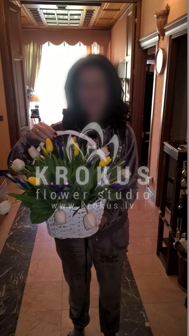 Deliver flowers to Latvia (tulipsirisesruscussalal)