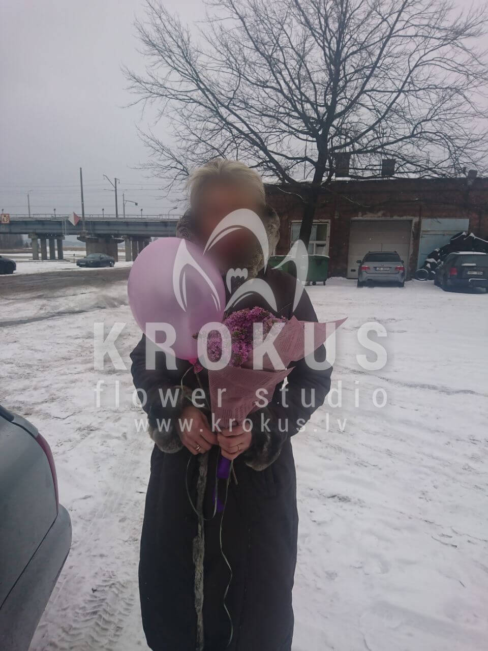 Deliver flowers to Rīga (lilacs)