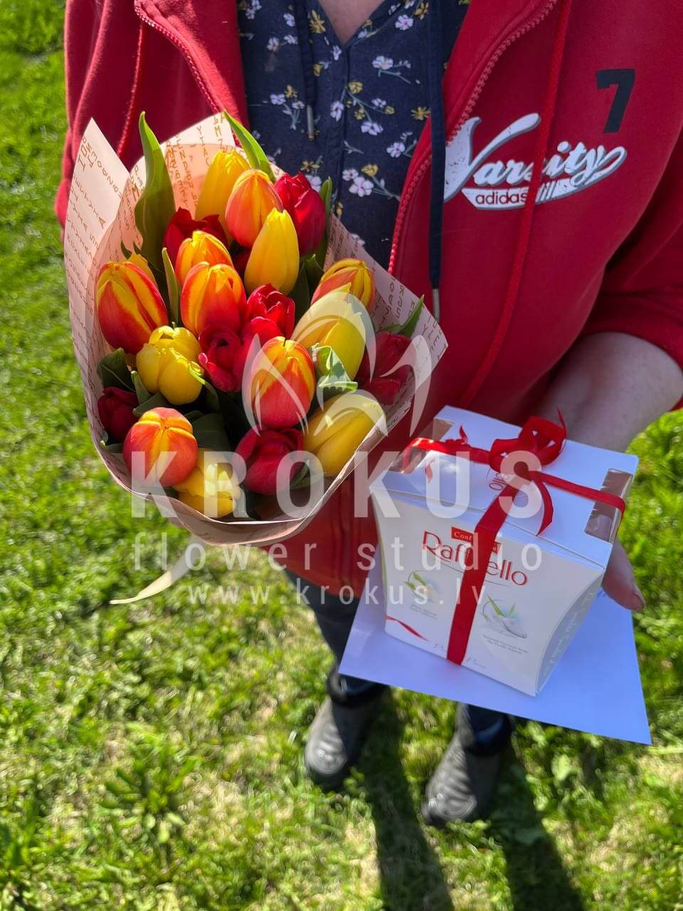 Ziedu piegāde Latvia Nereta (tulpes)