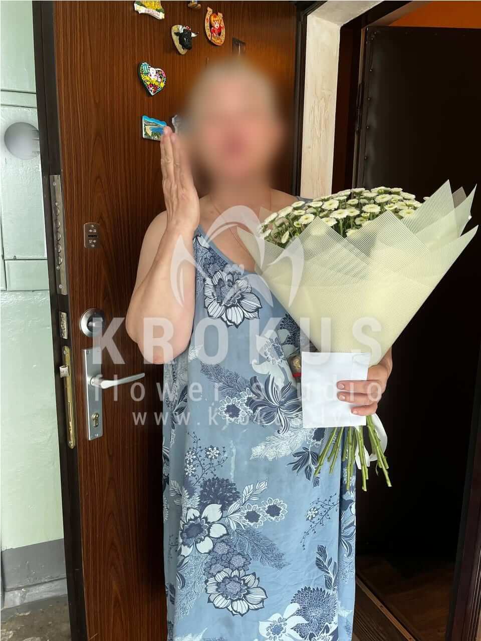 Ziedu piegāde Latvia Rīga (margrietiņas krizantēmas )