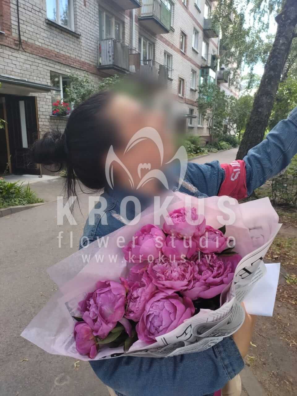 Deliver flowers to Rīga (peonies)