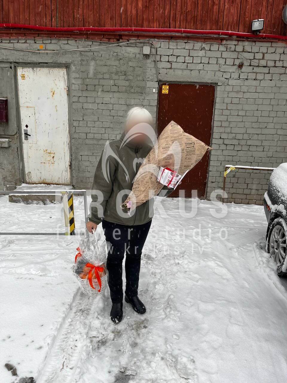 Deliver flowers to Rīga (chrysanthemums)