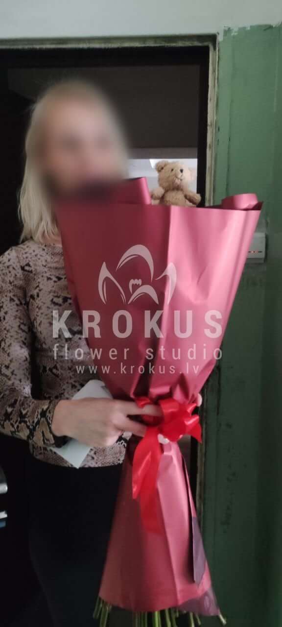 Deliver flowers to Rīga (red roses)