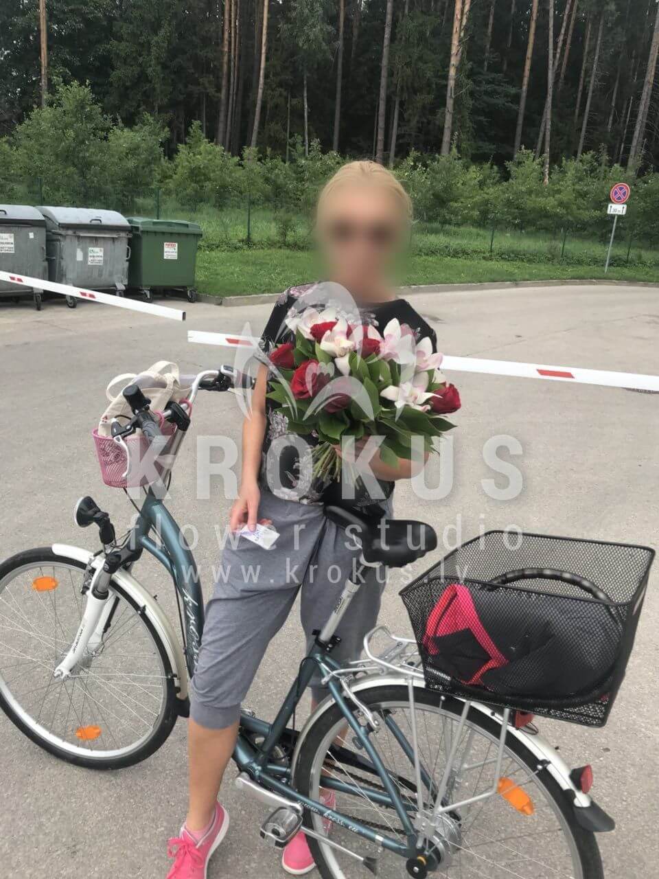 Deliver flowers to Latvia (orchidsred rosessalal)