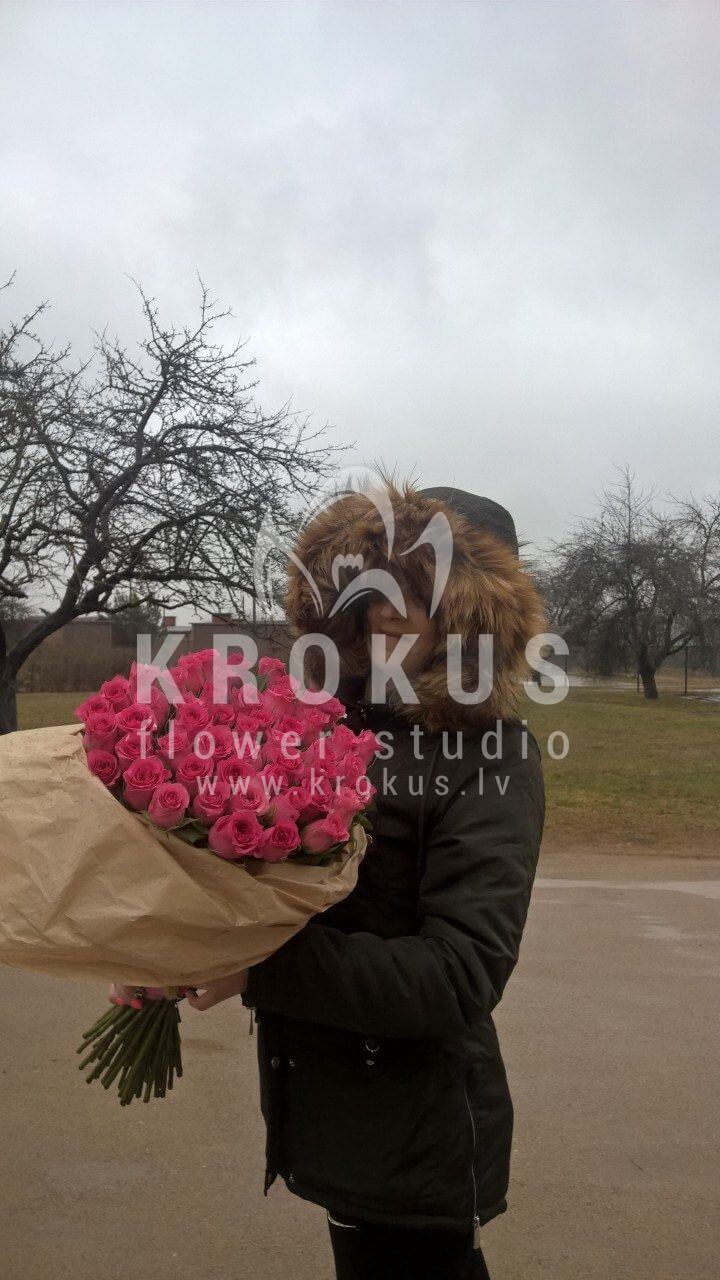 Deliver flowers to Alsunga (pink roses)