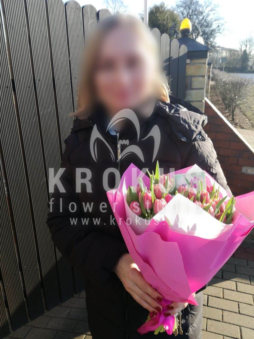 Доставка цветов в город Mārupe (тюльпаны)