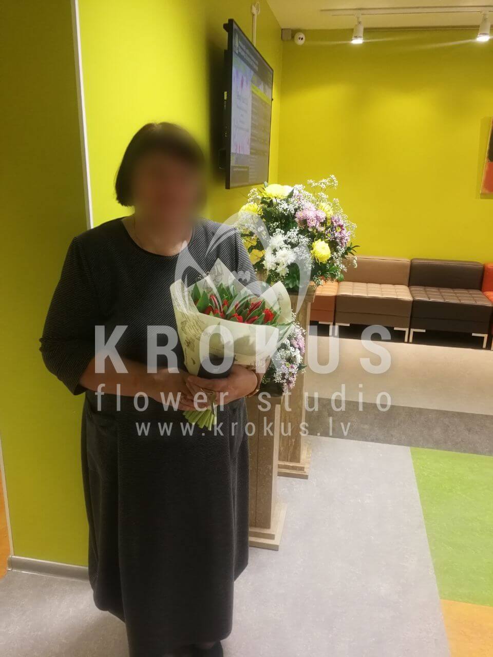 Доставка цветов в город Daugavpils (тюльпаны)