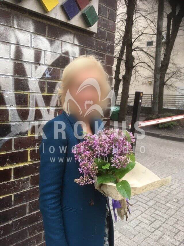 Доставка цветов в город Рига (сирень)