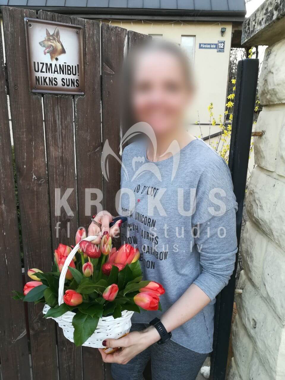 Доставка цветов в город Рига (тюльпаныдекор)
