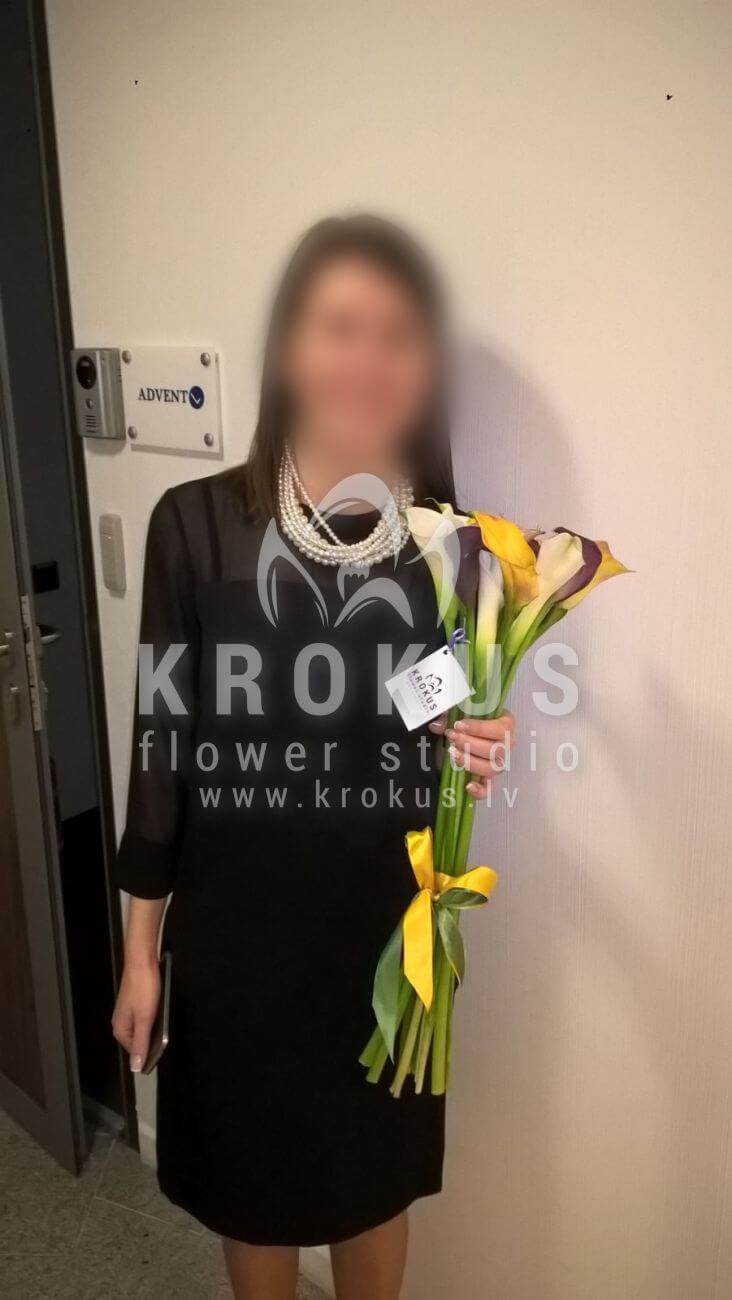 Deliver flowers to Latvia (calla lilies)