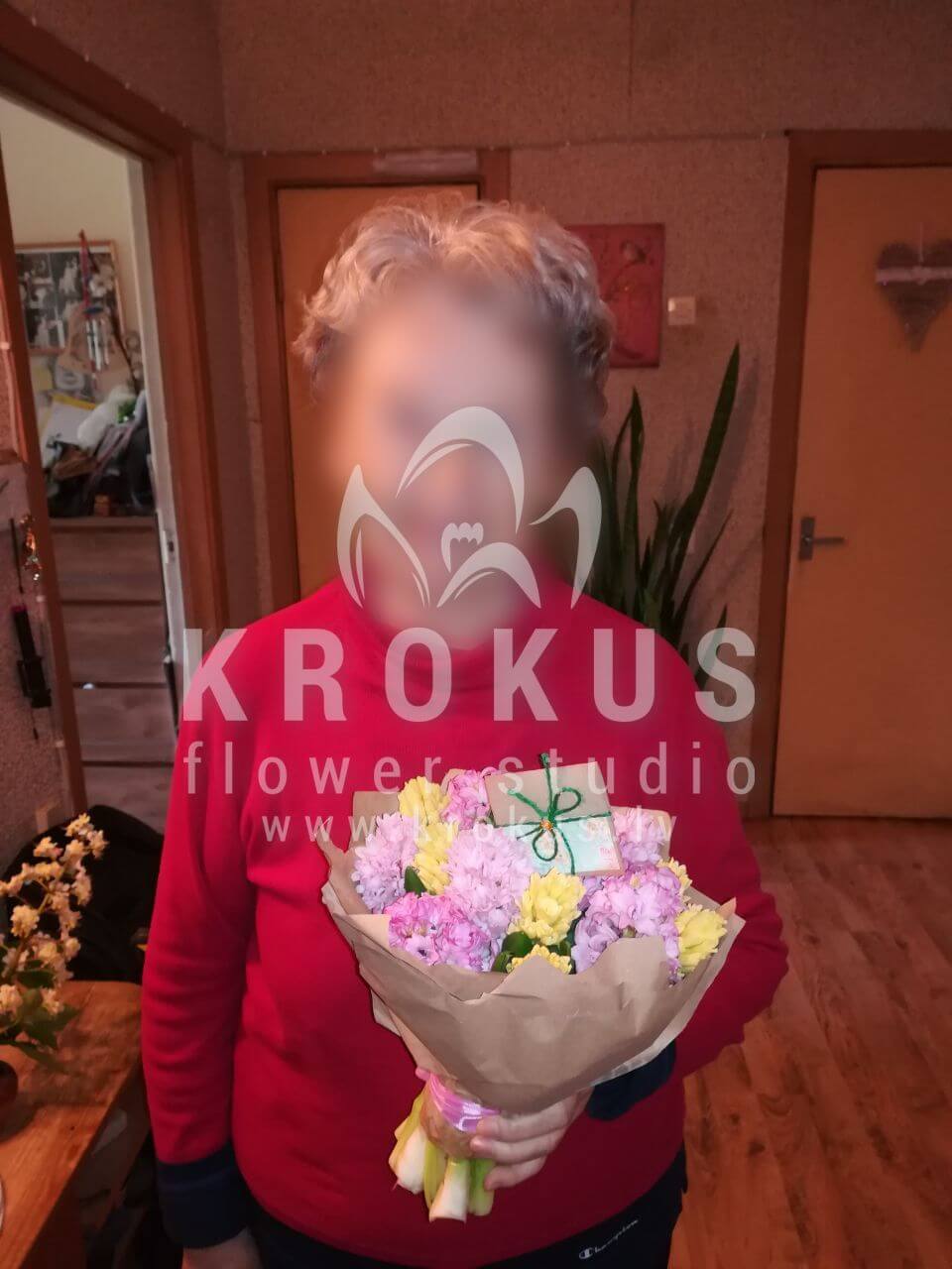 Доставка цветов в город Рига (гиацинт)