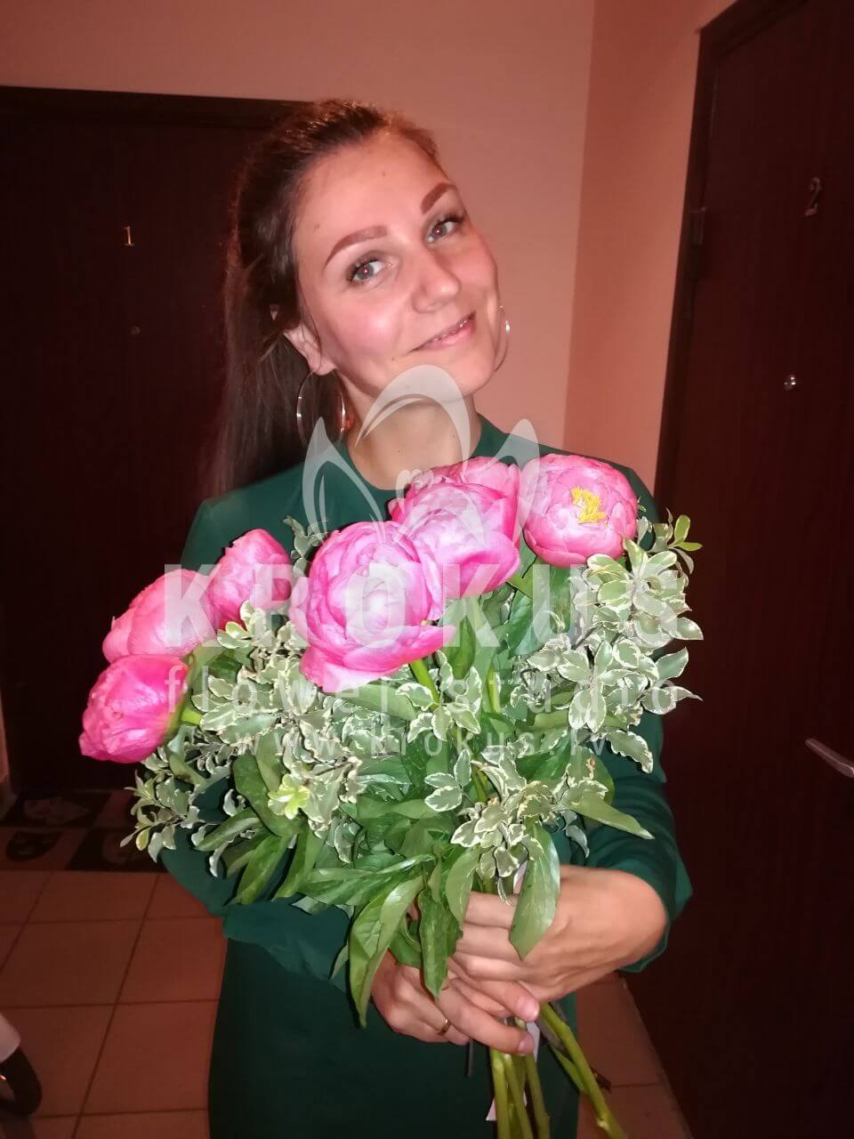 Deliver flowers to Rīga (peonies)