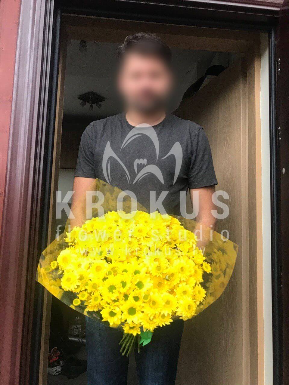 Deliver flowers to Rīga (chrysanthemums)