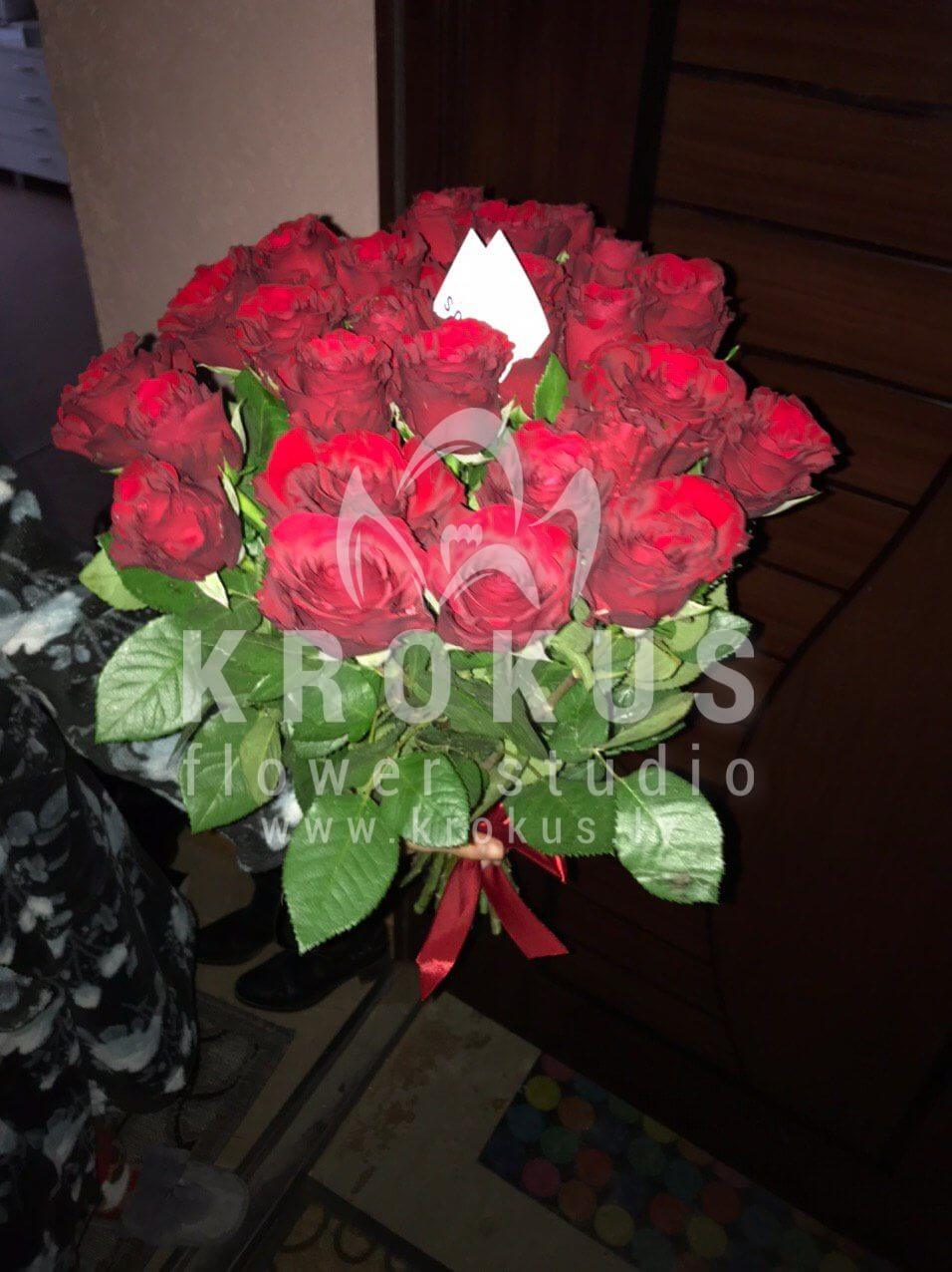 Ziedu piegāde Latvia Ogre (sarkanas rozes)