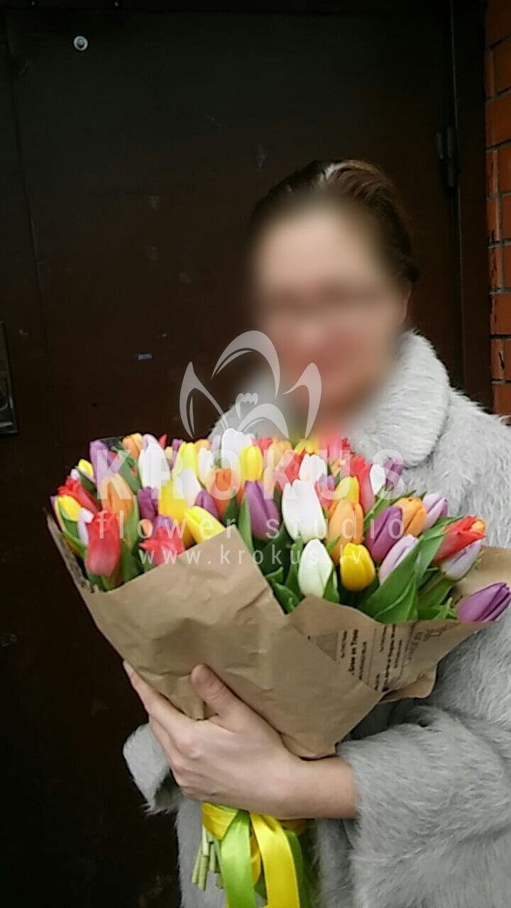 Deliver flowers to Rīga (red roses)