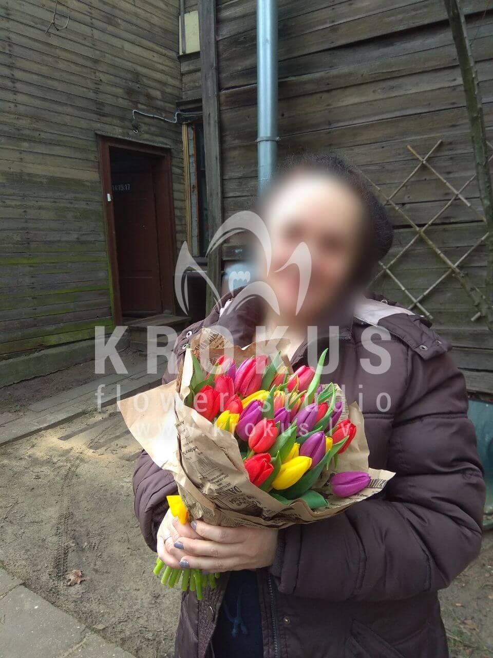 Deliver flowers to Rīga (tulips)