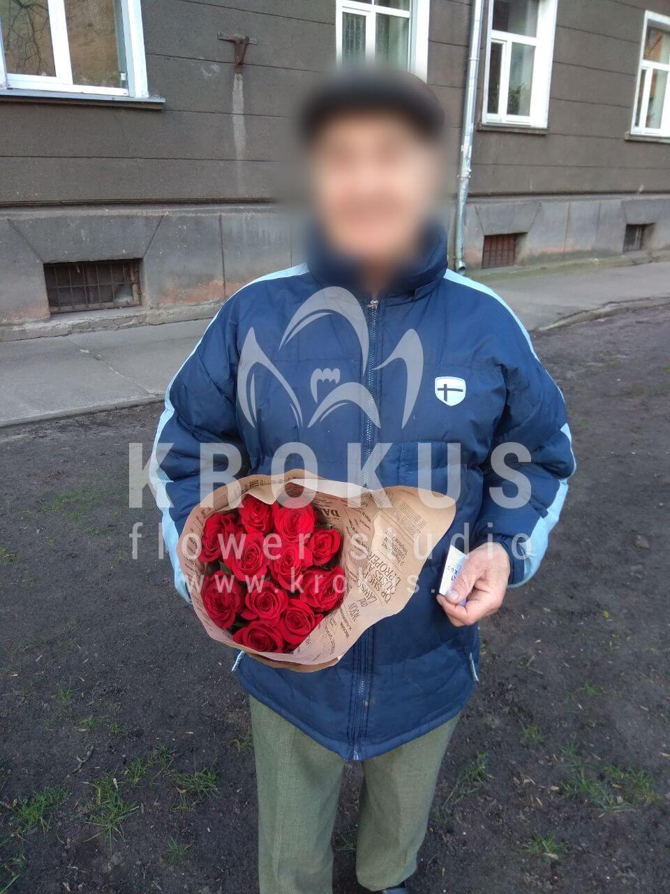 Deliver flowers to Rīga (red roses)