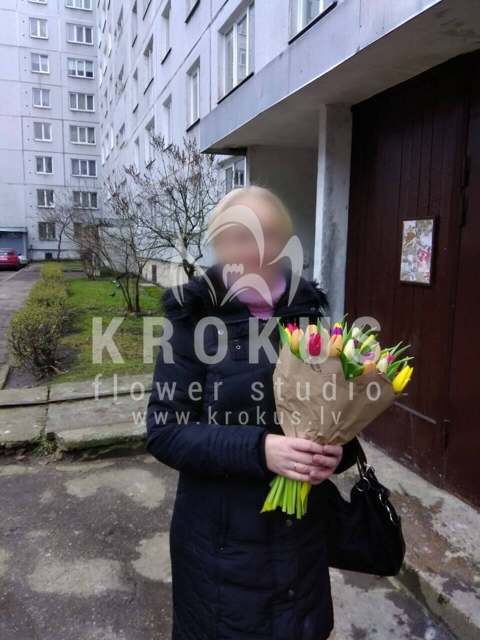 Deliver flowers to Rīga (tulips)