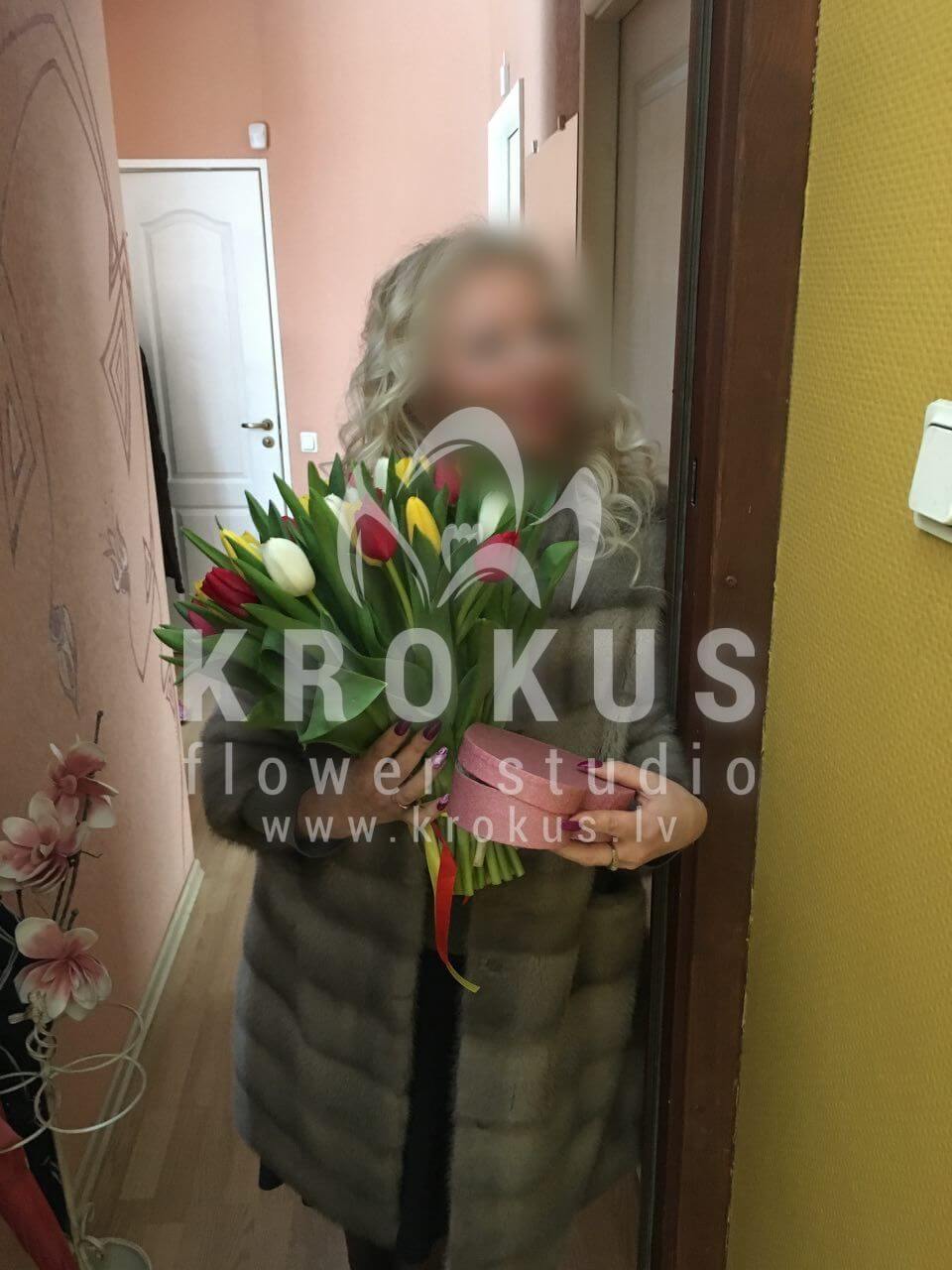 Deliver flowers to Latvia (tulipspeony tulips )