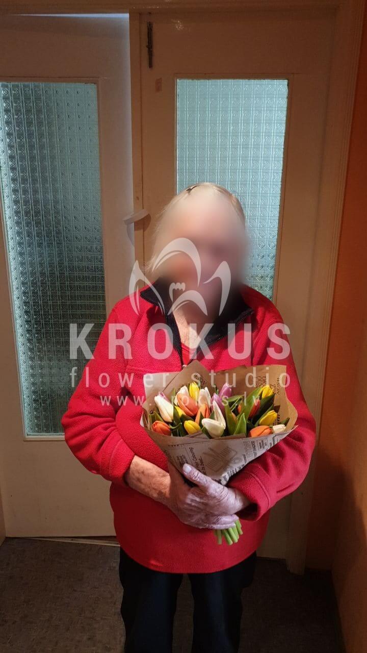 Ziedu piegāde Latvia Rīga (tulpes)