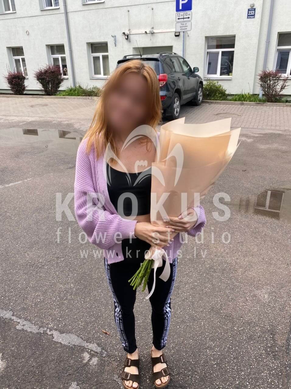 Доставка цветов в город Рига (хризантемылизиантусы (эустома))