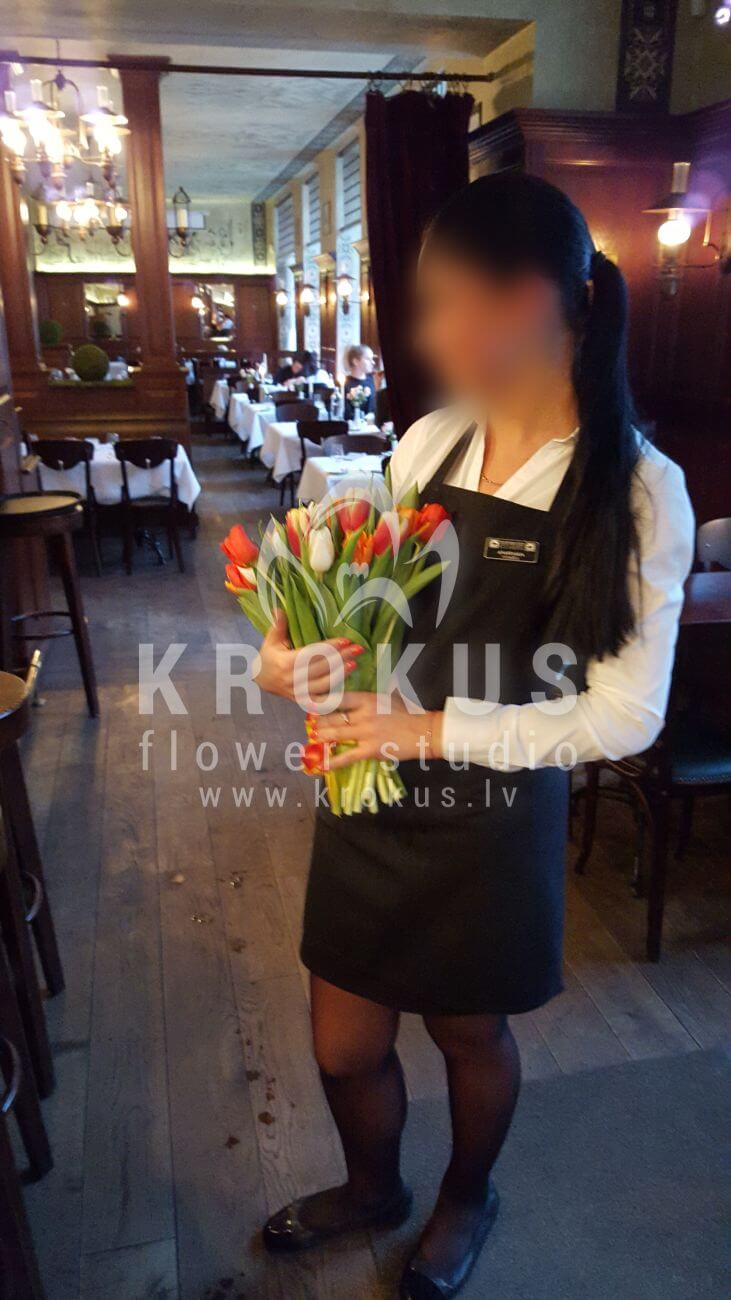 Deliver flowers to Latvia (tulipspeony tulips )
