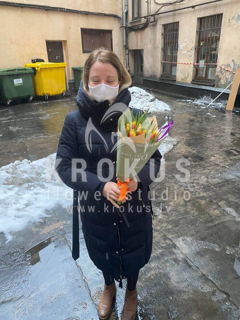 Deliver flowers to Rīga (tulips)