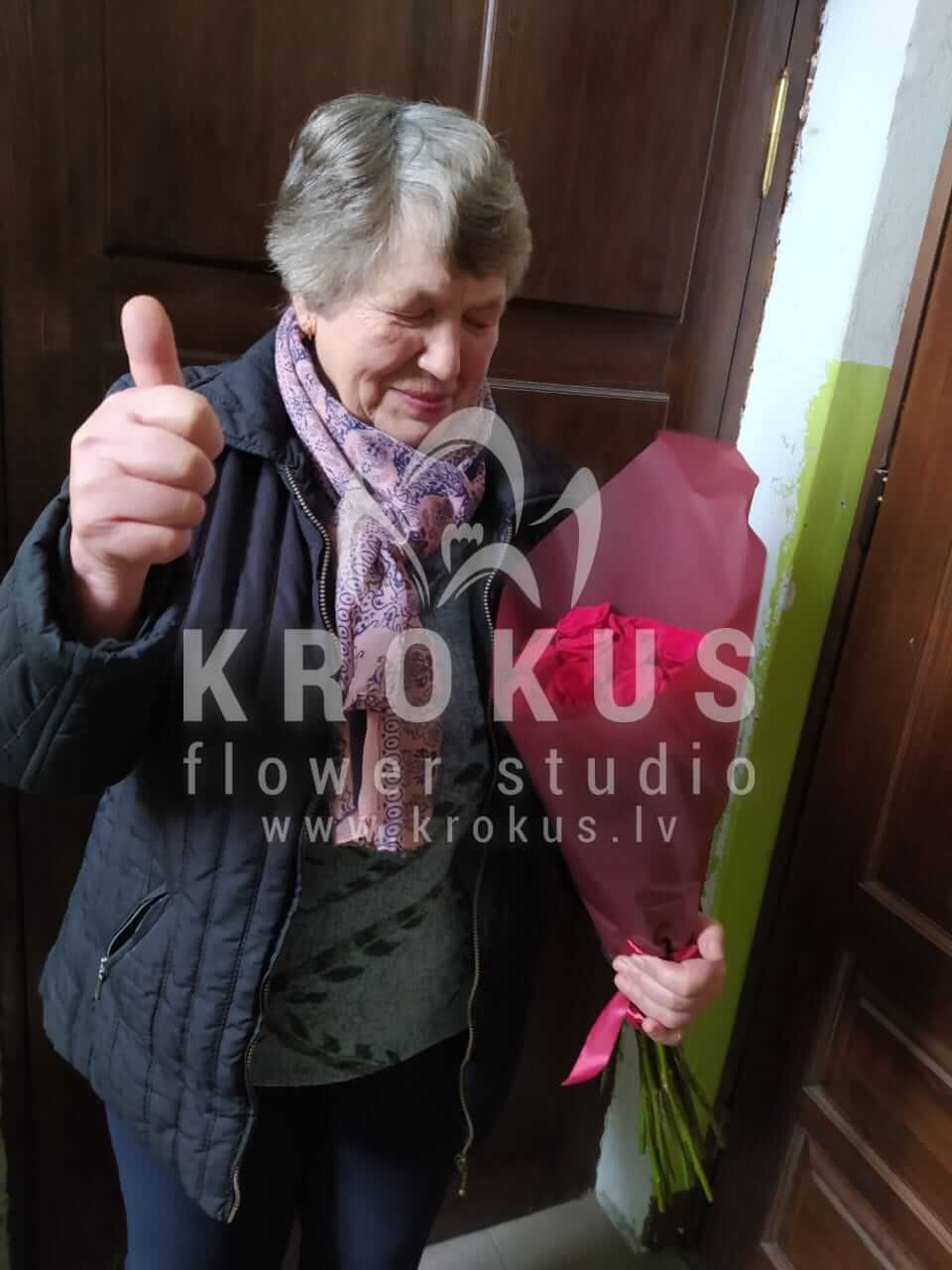 Ziedu piegāde Latvia Tukums (sarkanas rozes)