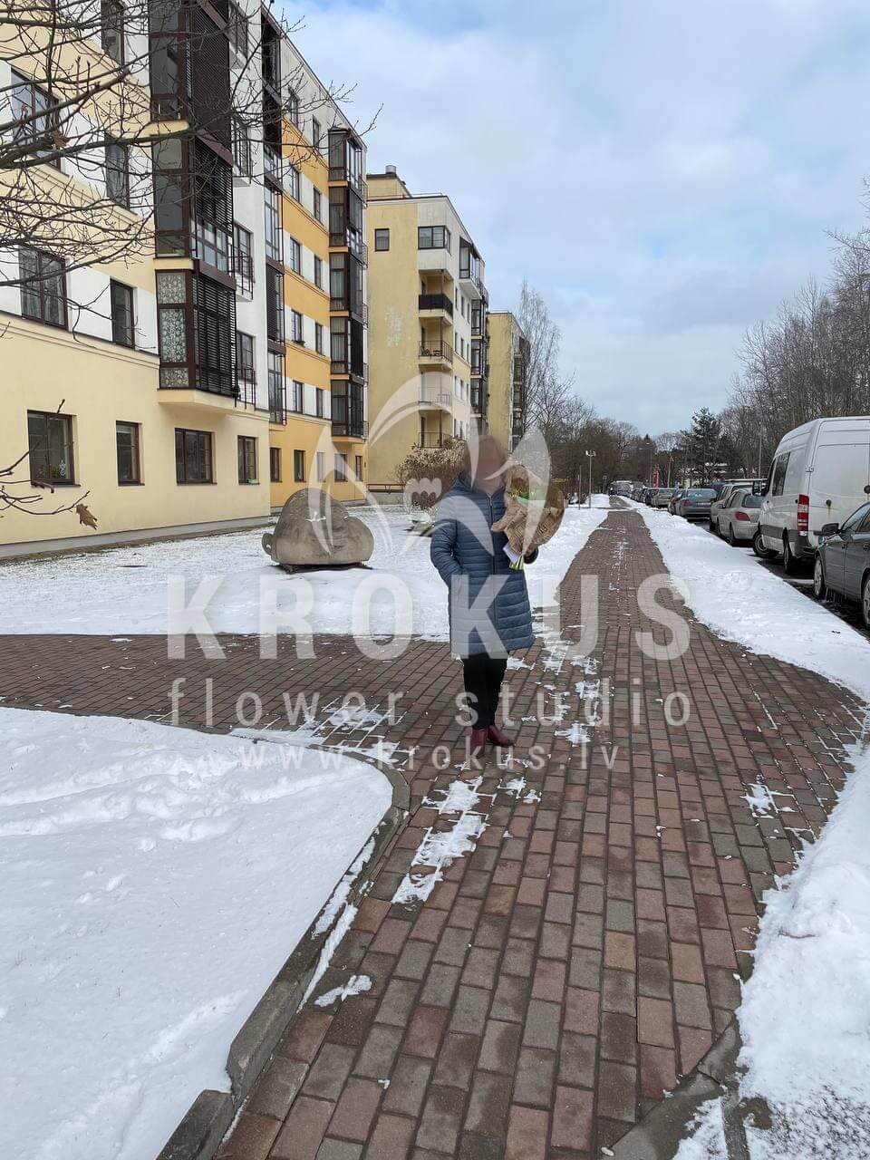 Доставка цветов в город Рига (тюльпаны)