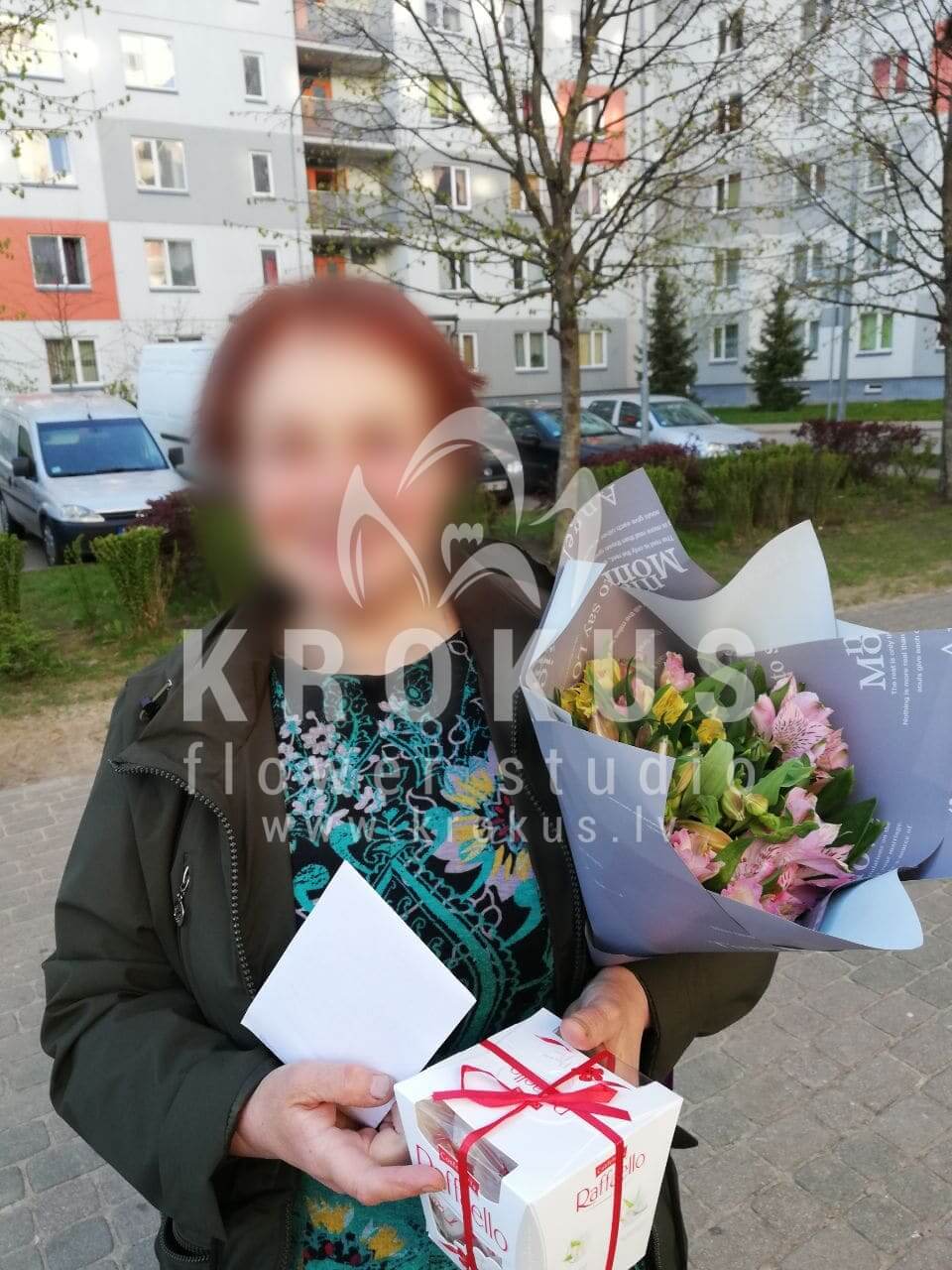 Доставка цветов в город Рига (альстромерия)