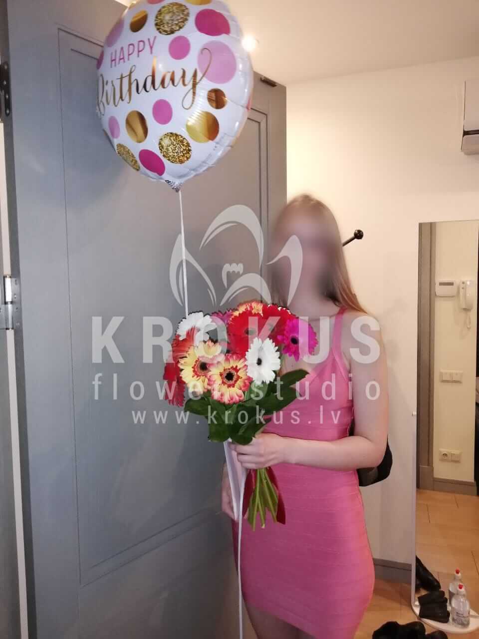 Доставка цветов в город Рига (герберы)