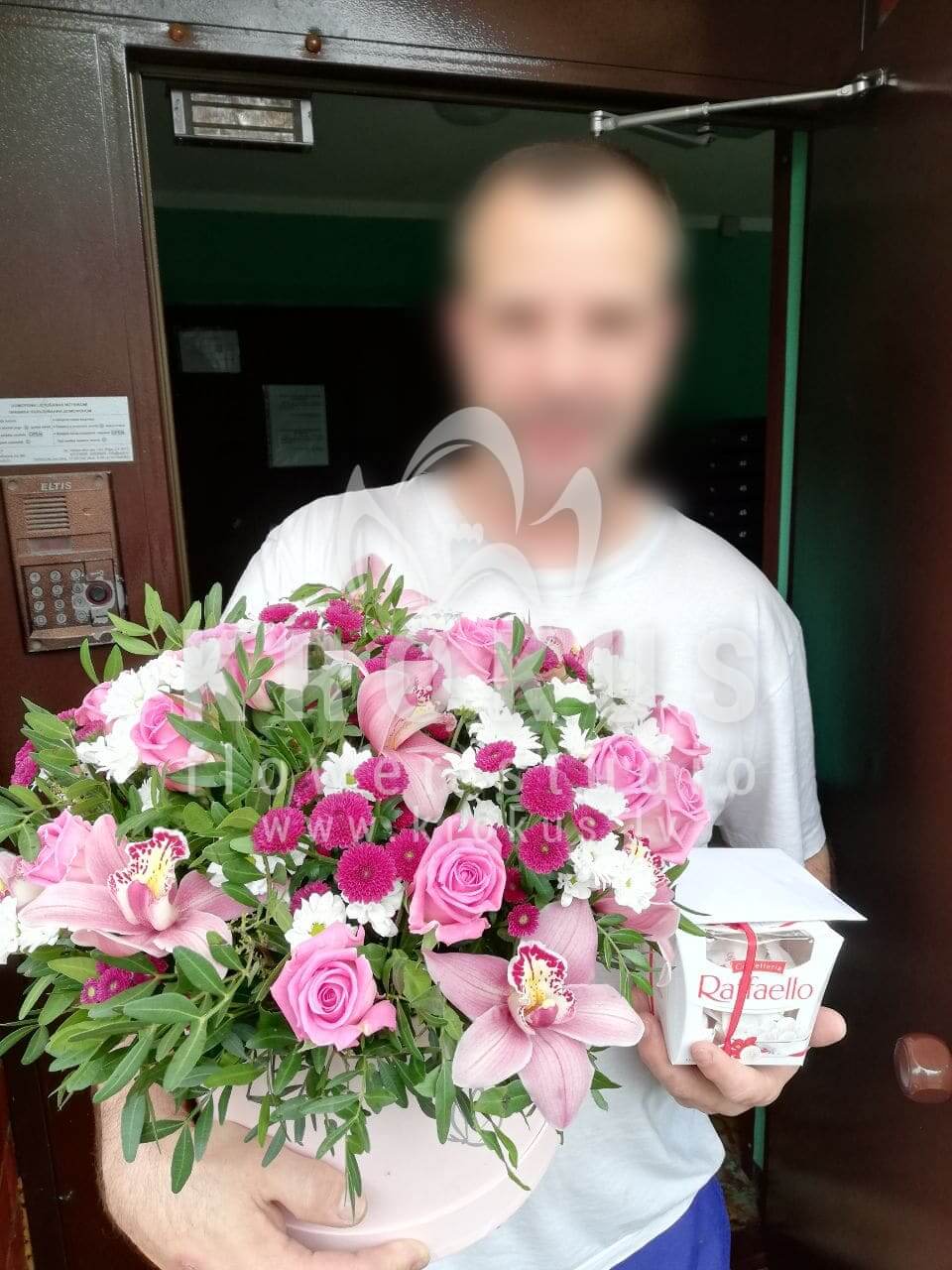 Deliver flowers to Rīga (shrub rosespistaciaorchidschrysanthemums)