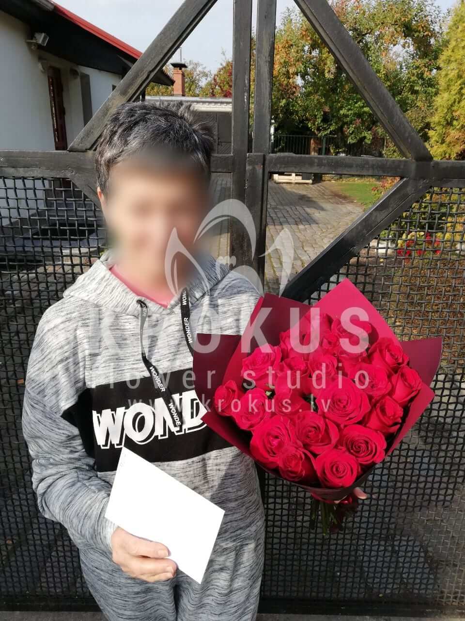 Deliver flowers to Ulbroka (red roses)