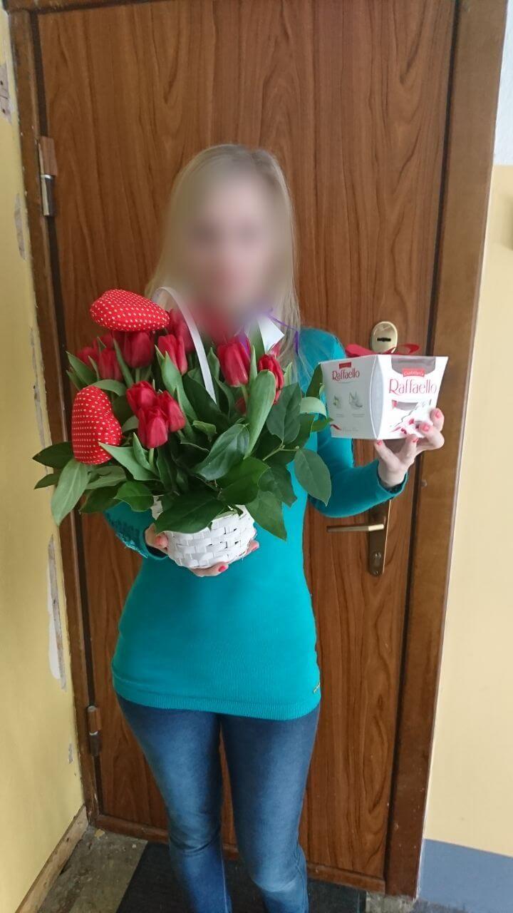 Доставка цветов в город Рига (тюльпаныдекор)