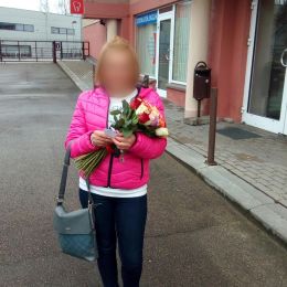 Ziedu piegāde uz  pilsētu. Atskaite Nr. 1373