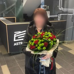 Доставка цветов в город Rīga. Отчёт № 2744