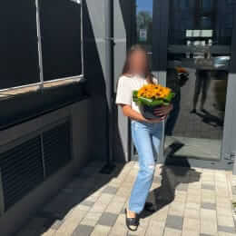 Доставка цветов в город Rīga. Отчёт № 6958