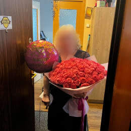 Доставка цветов в город Ķekava. Отчёт № 6982