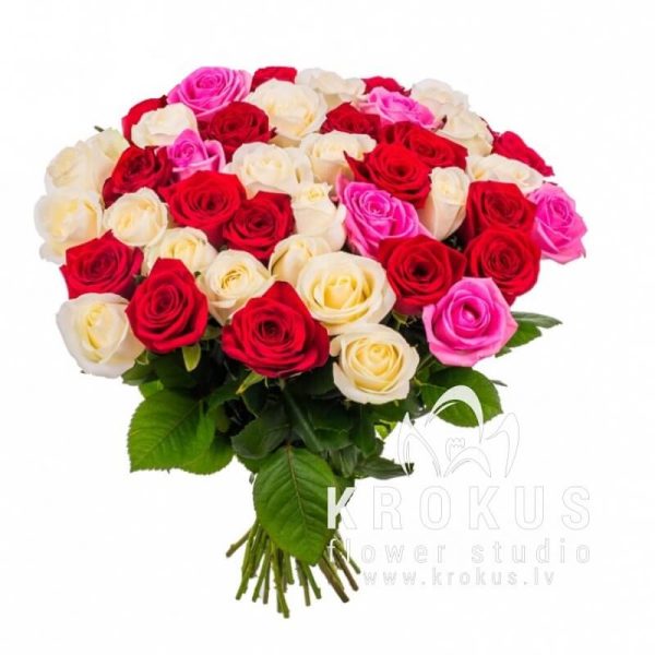 Roze MIX 50CM