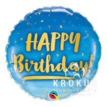 Balloon Happy Birthday с круглосуточной доставкой по Риге и Латвии | Krokus.lv