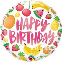 Гелиевый шарик Happy Birthday 46cm с круглосуточной доставкой по Риге и Латвии | Krokus.lv