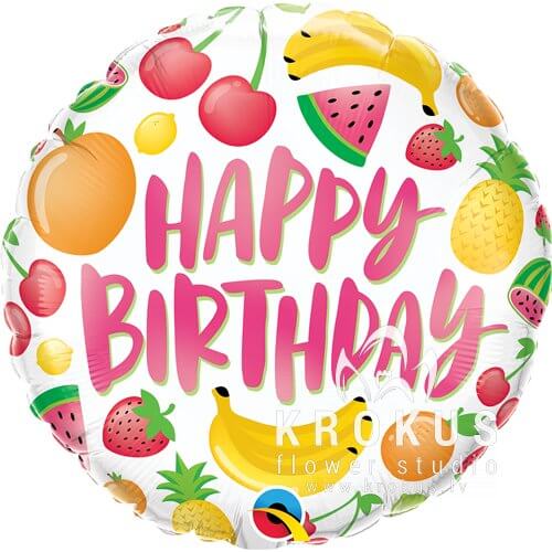 Foil Balloon Happy Birthday 46cm