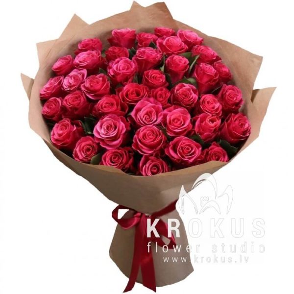 Aveņkrāsas rozes 40cm
