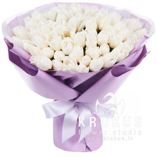 Baltas tulpes