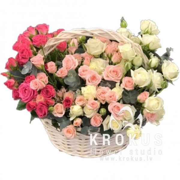 Корзина Нежное сердце