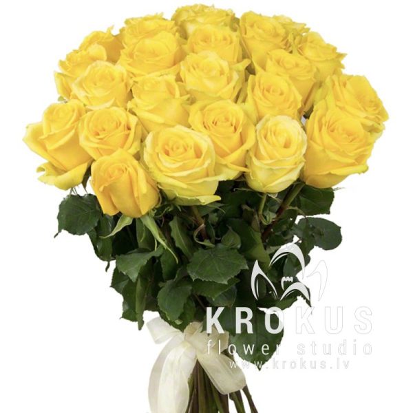 Dzeltenas rozes XXL 70cm
